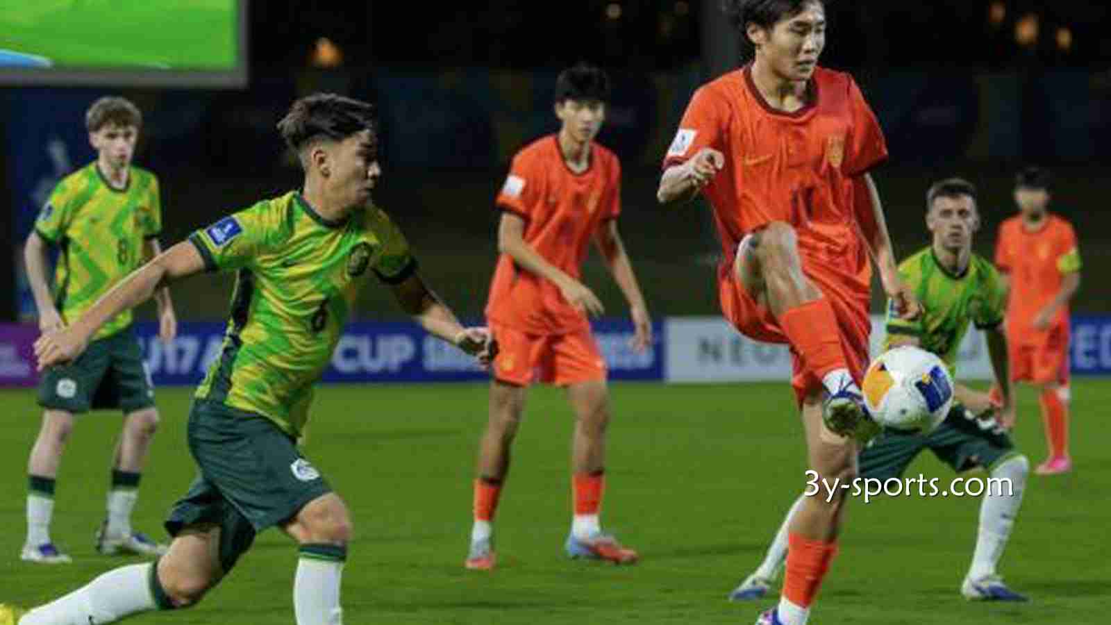 三亿体育特别报道：U17亚洲杯-帅惟浩破门 中国2比0澳大利亚晋级决赛